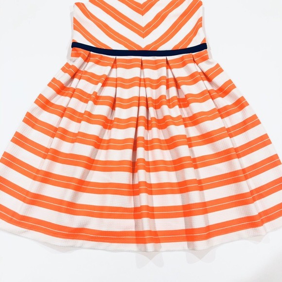 Pink & Violet Halter Dress Girls Sz 14 Bright Orange Open Back Sleeveless - Picture 3 of 11